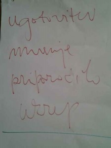 Preden nas povratna informacija zaskrbi, moramo vedeti ali je nekaj ugotovitev, mnenje, priporociilo, predlog ali sklep oziroma ukrep