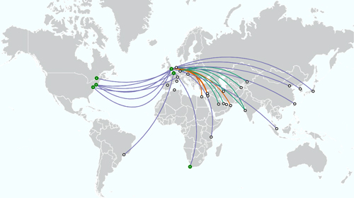 geant_connectivity-map_arnes_mednarodne-povezave_500
