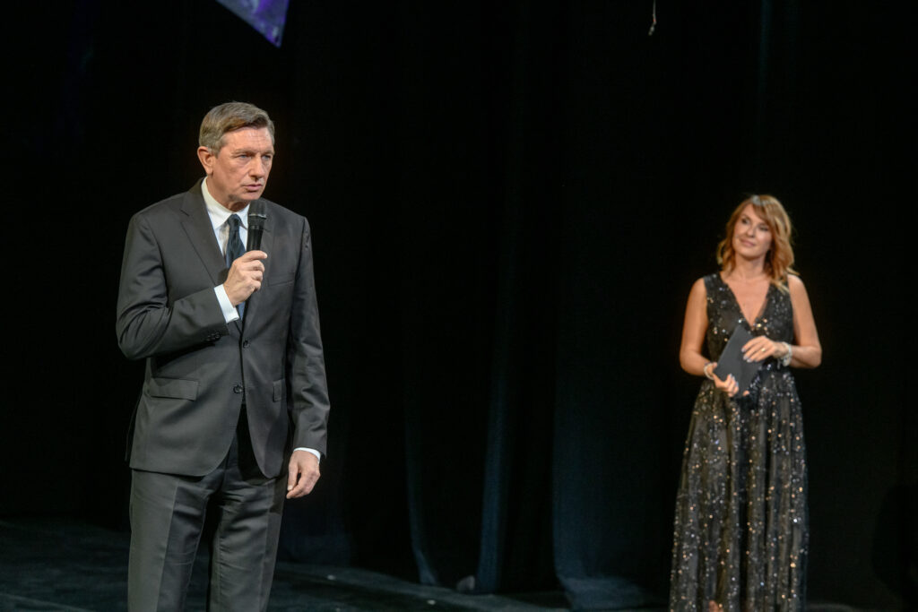 Nekdanji predsednik RS Borut Pahor, voditeljica Katja Pišot Maljevac