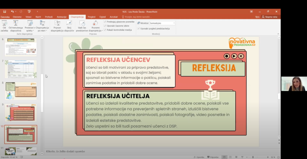 Inovativna pedagogika Inovativna sreda 8