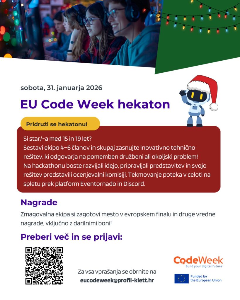 EU Code Week hekaton - sobota, 31. january 2026