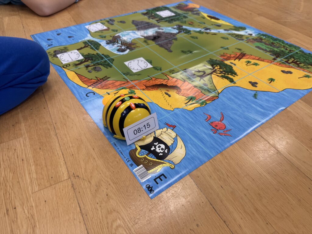 Bee-bot in poznavanje ure