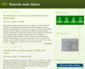 Blog, ki nastajal ob izvajanju projekta