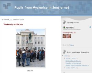 Blog, ki nastajal ob obisku gostov iz tujine