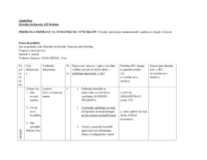 Angleščina_Klavdija Križovnik_primer TP in SP