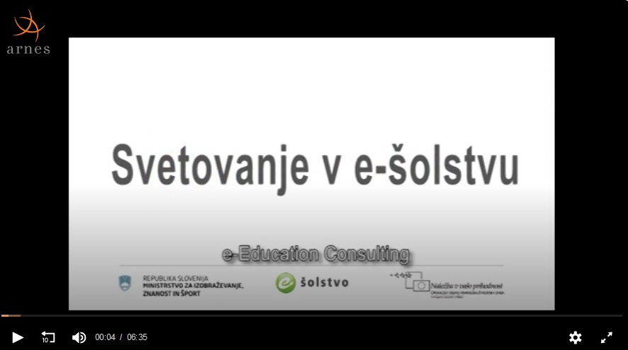 E-šolstvo - svetovanje